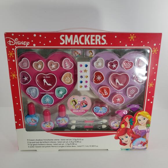 New Disney Princess Smackers Girls 42-PC Makeup Gift Set - Picture 1 of 3
